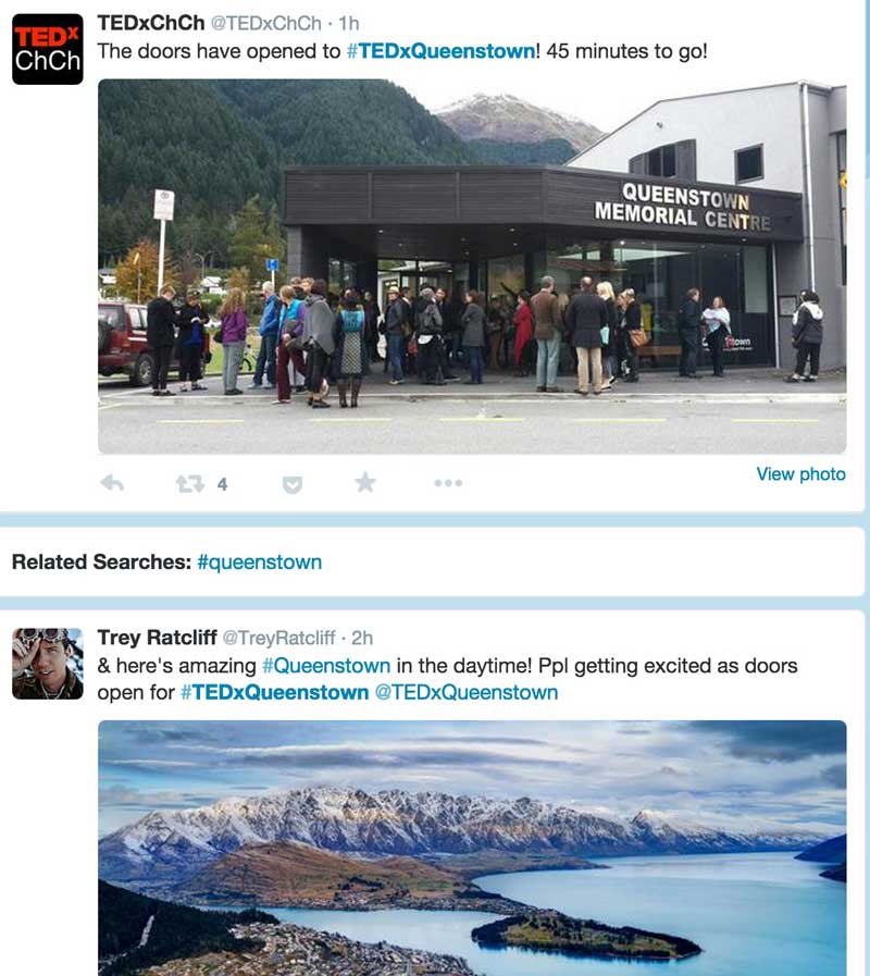 Using event hashtags for tourism marketing on social media