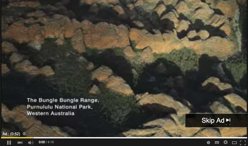 A well targeted YouTube travel ad example